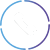 Telefon Icon mit blau-lila Kreisumrandung